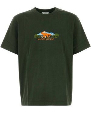 Maison Kitsuné T-Shirt - Green