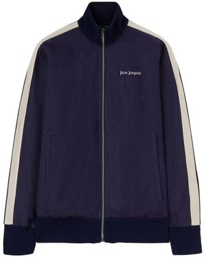 Palm Angels Logo Track Jacket - Blue