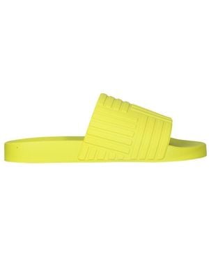 Bottega Veneta Slide Sandals - Yellow