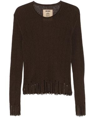 Uma Wang Long-Sleeved Jumper - Brown