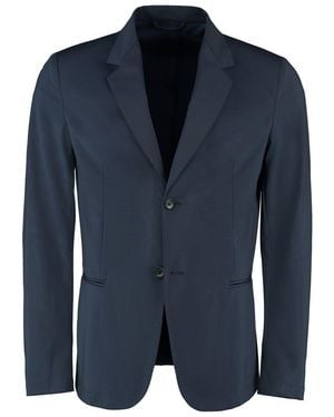 Hydrogen Single-Breasted Two Button Jacket - Blue