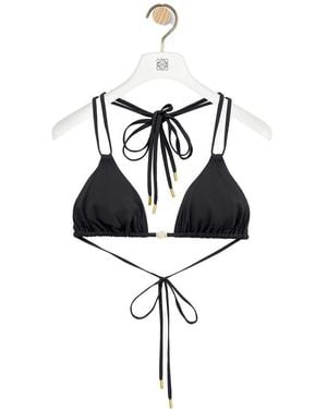 Loewe Triangle Bikini Top - White