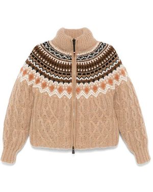 Moncler Sweaters - Natural