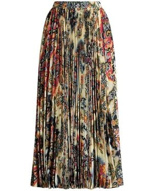 Etro Printed Midi Skirt - Natural