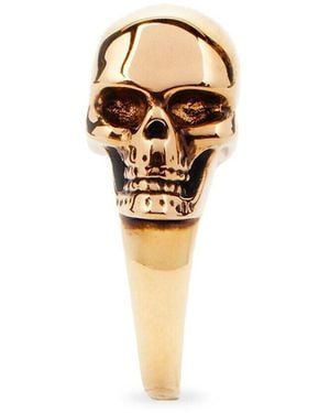 Alexander McQueen Skull Ring - White