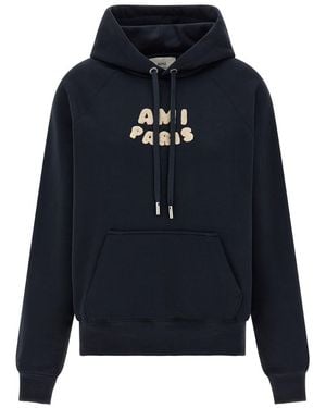 Ami Paris Hoodie - Blue