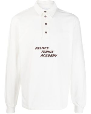 Palmes Organic Cotton Long Sleeve Shirt - White