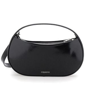 Coperni 'Sound Swipe Small' Handbag With Logo Detail - Black