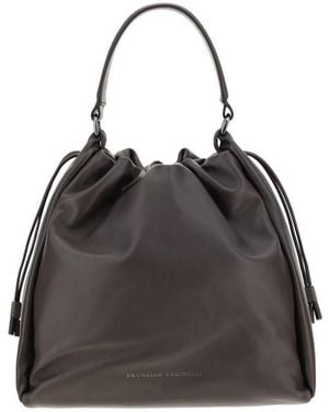 Brunello Cucinelli Shoulder Bags - Black