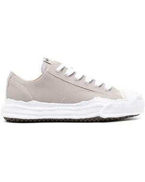Maison Mihara Yasuhiro Hank Original Sole Canvas Low-Top Trainers Shoes - White