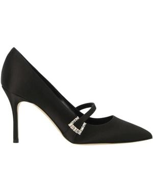 Manolo Blahnik With Heel - Black
