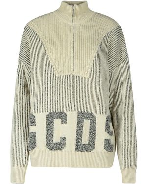 Gcds Cotton Jumper - Natural