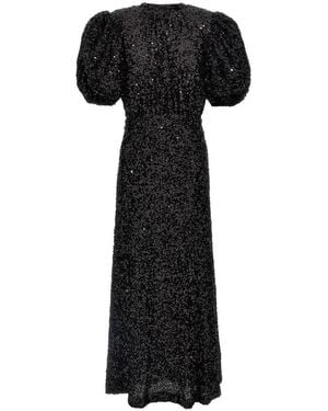 ROTATE BIRGER CHRISTENSEN Sequin Midi Dress - Black