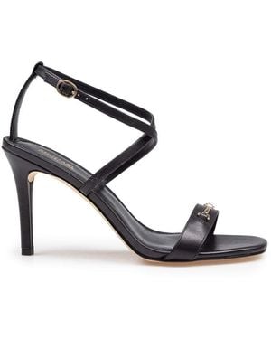 Michael Kors Lena Leather Sandal - Metallic