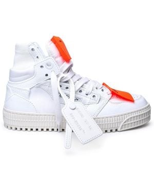 Off-White c/o Virgil Abloh Leather Blend Trainers - White