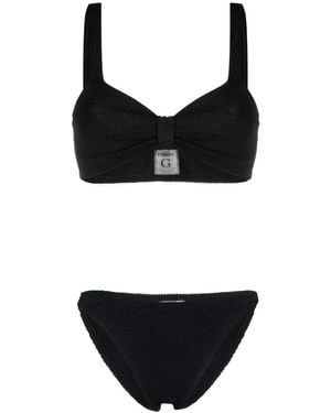 Hunza G 'Bonnie' Bikini Set - Black