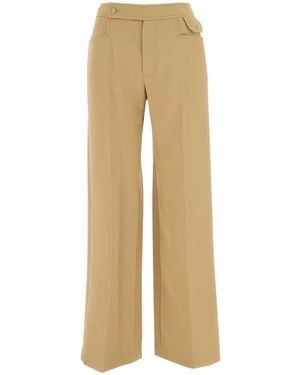 Low Classic Trousers - Natural