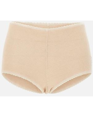 Blumarine Shorts - Natural