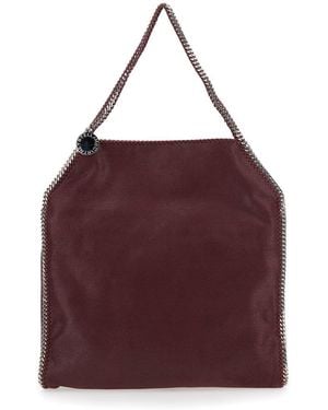 Stella McCartney Falabella Babybella Bag Eco Shaggy Deer W/Palladium Chain - Purple
