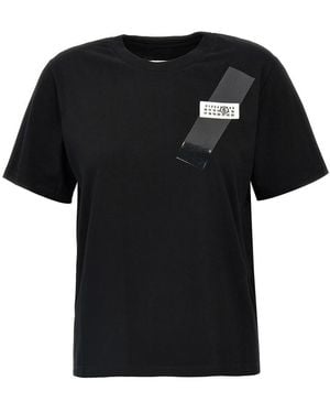 MM6 by Maison Martin Margiela Logo T-Shirt - Black