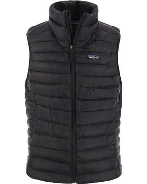 Patagonia Waistcoat With Down Filling - Black