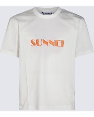 Sunnei Offd Cotton T-Shirt - White