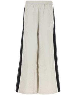 Vetements Chalk Polyester Joggers - White