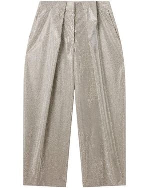 Stella McCartney Crystal Hotfix Balloon Trouser - White