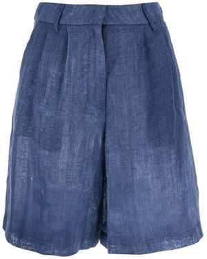 ..,merci Shorts With Belt Loops And Lightweight Design - Blue
