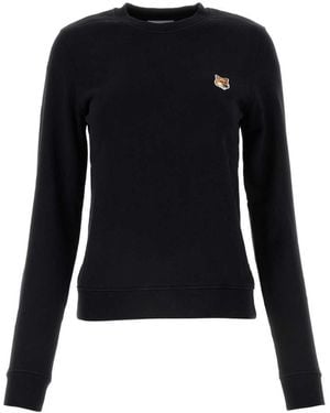 Maison Kitsuné Sweatshirts - Black
