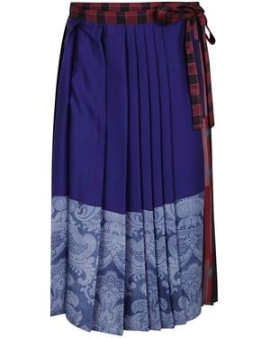 Pierre Louis Mascia Skirt Doxgr - Blue