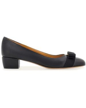 Ferragamo Vara Soft Décolleté Shoes - Brown