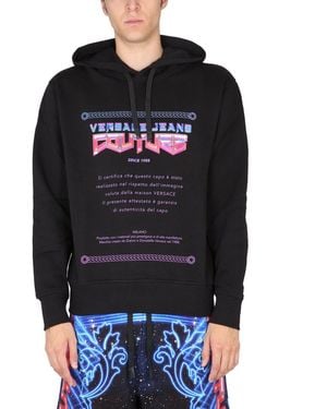 Versace Jeans Couture "Space Warranty" Hoodie - Black