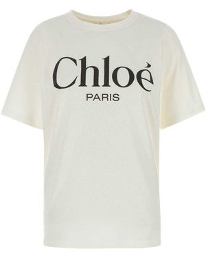 Chloé Printed T-Shirt - Grey