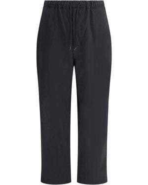 Junya Watanabe Monochrome Trousers - Blue