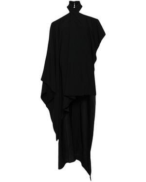 ‎Taller Marmo Metauro Asymmetric Kaftan - Black