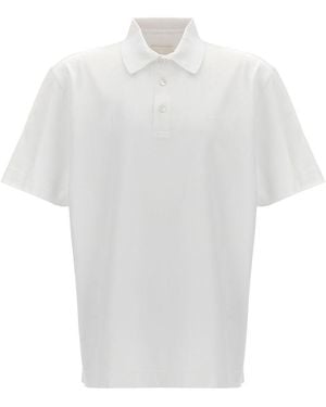 Givenchy 4G Logo Cotton Polo Shirt - White