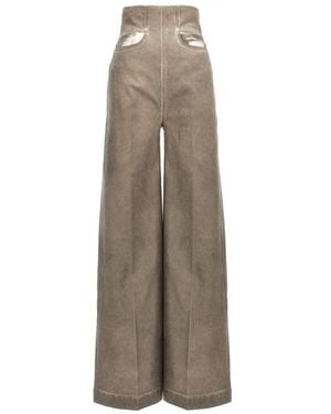Rick Owens 'Dirt Copper' Pants - Natural