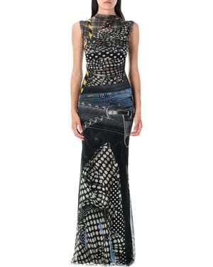 OTTOLINGER Mesh Maxi Dress - Multicolour