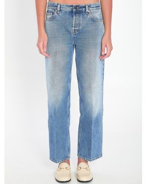 Gucci Straight-Cut Jeans - Blue