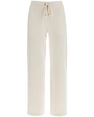 Versace Flared Knit Trousers For - White