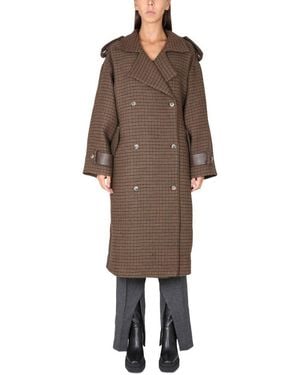 The Mannei Shamali Oversize Coat - Brown