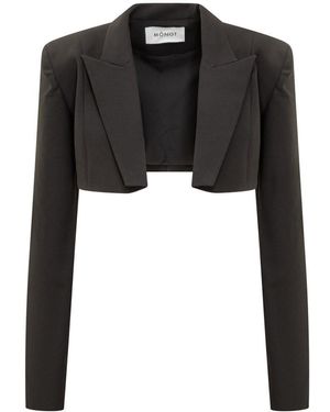 Monot Crop Jacket - Black