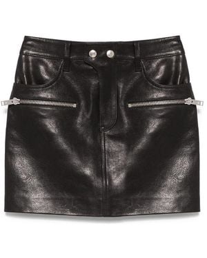 Anine Bing Leather Skirts - Black