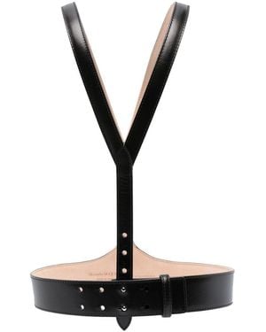 McQueen Leather Harness - Black