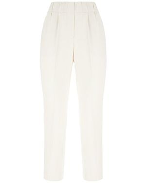 Brunello Cucinelli Trousers - White