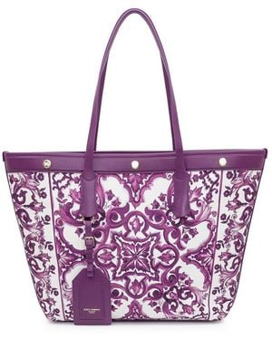 Dolce & Gabbana Canvas Shopping - Purple