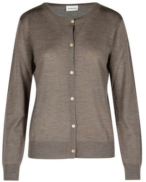 P.A.R.O.S.H. 'Linfa' Wool Blend Cardigan - Brown