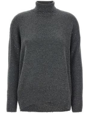 Brunello Cucinelli Sequin Jumper - Grey