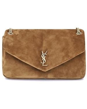 Saint Laurent Shoulder Bags - Brown